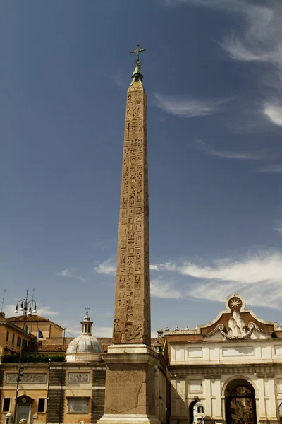 Plaza of The Rome Obelisk — Stock Photo, Image