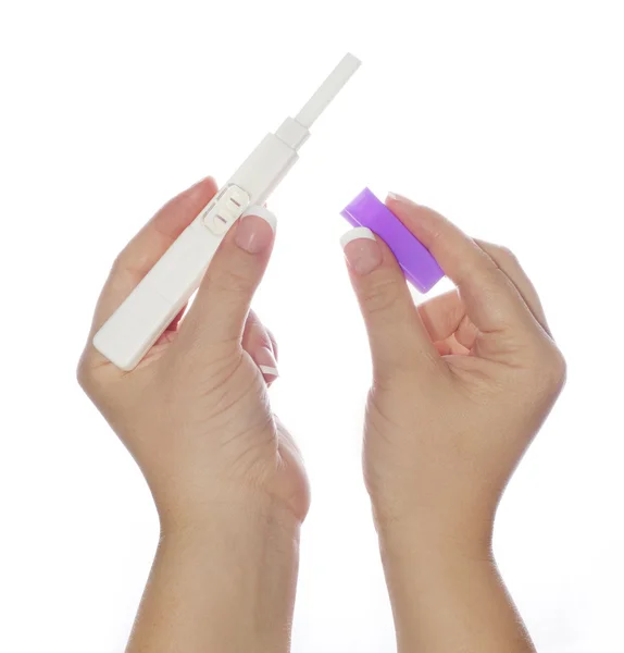 Stock image Pregnancy Test Showing Positive