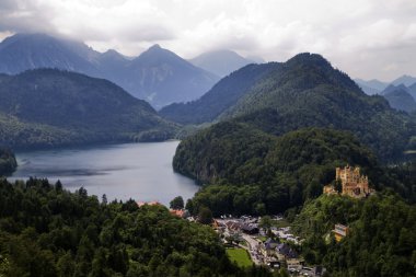 Castle Hohen Schwangau Bavaria Germany clipart