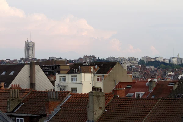 Telhados de Bruxelas — Fotografia de Stock