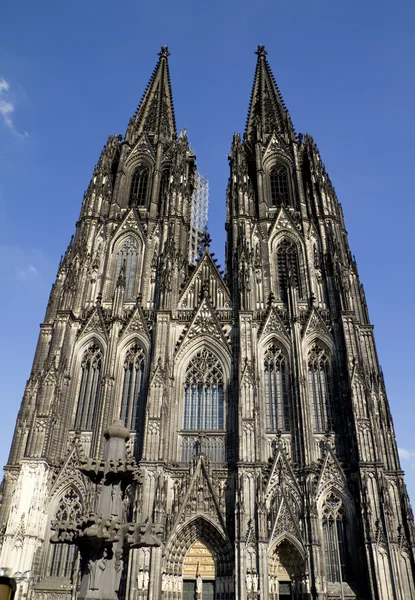 科隆大教堂德国前面 — 图库照片