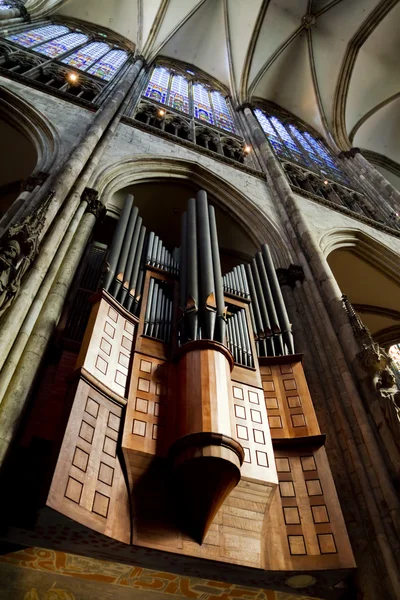 Καθεδρικός ναός της Κολωνίας εκκλησιαστικού οργάνου Γερμανία — Φωτογραφία Αρχείου