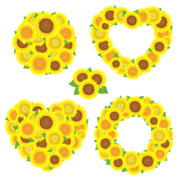 Sunflower bouquet — Stock Photo, Image