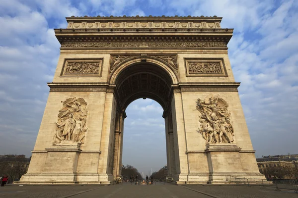 Триумфальная арка, Париж, Франция — стоковое фото