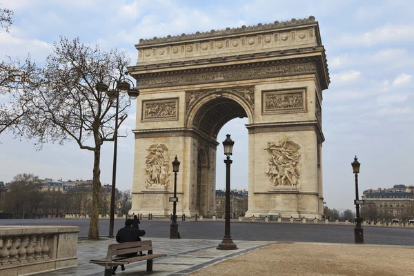 승리, 파리, 프랑스의 아치 스톡 이미지