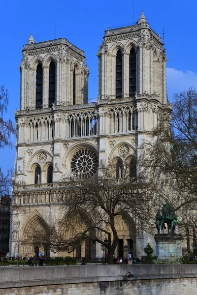 Notre Dame de Paris, Francie. — Stock fotografie