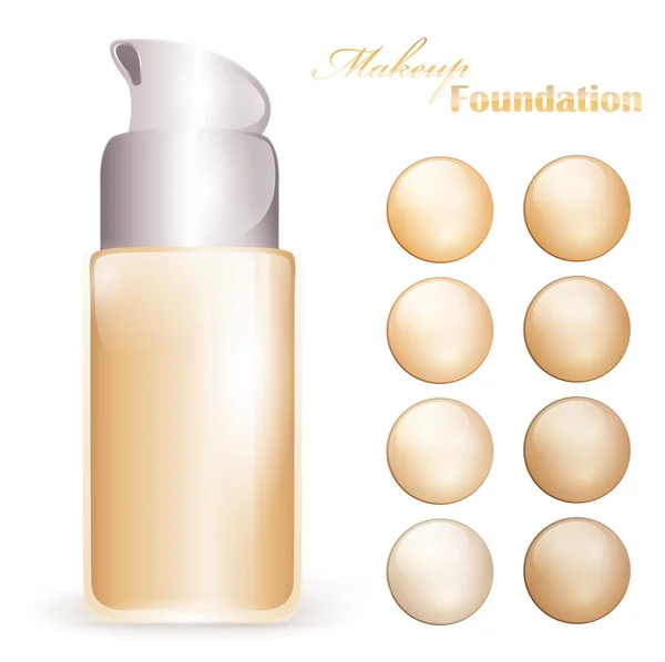 stock vector Makeup foundation