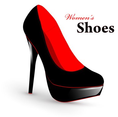 Woman shoes clipart