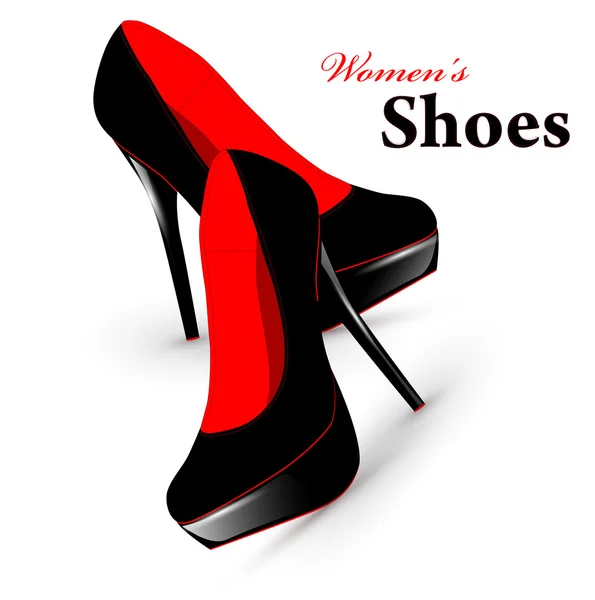 Zapatos de mujer — Vector de stock