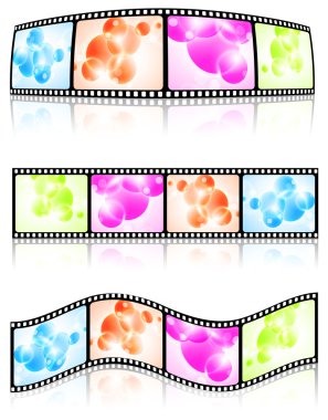 Filmstripe set clipart