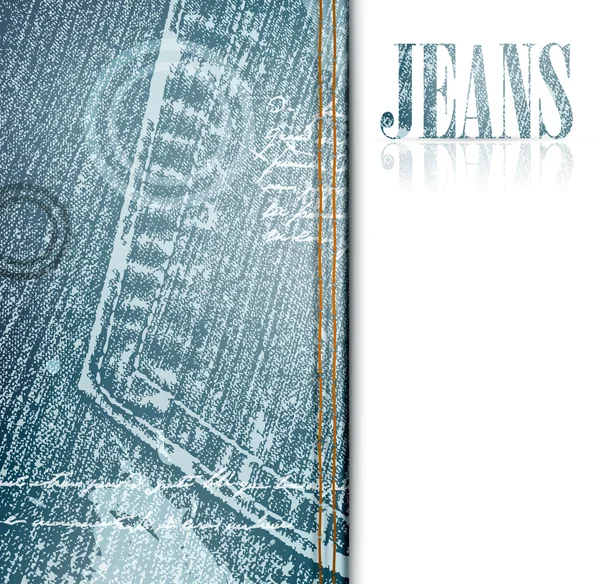 Jeansrahmen — Stockvektor