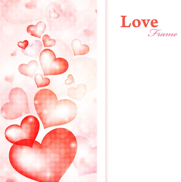 Love frame — Stock Vector