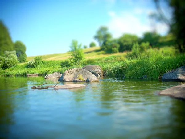 stock image Quiet beautiful river