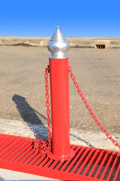 Красный столб — стоковое фото