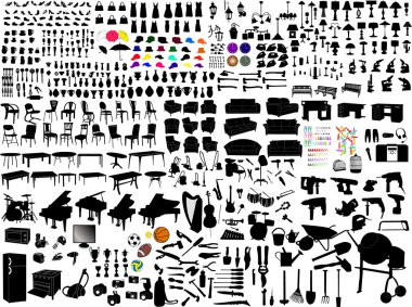Household items clipart