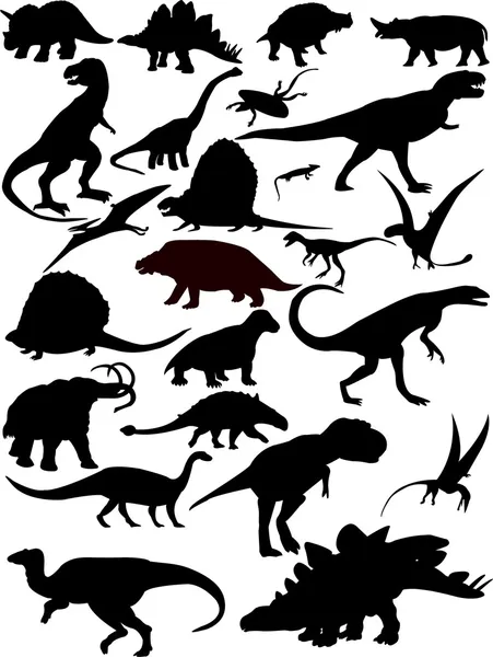 Динозаврі Ліцензійні Стокові Ілюстрації