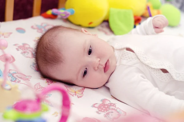 Baby flicka 3 månaders — Stockfoto