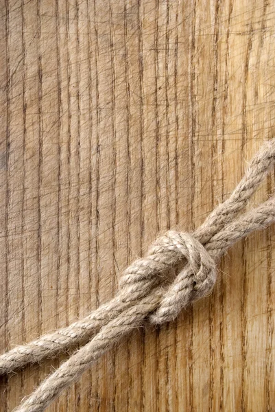 Rope on wood Royalty Free Stock Images
