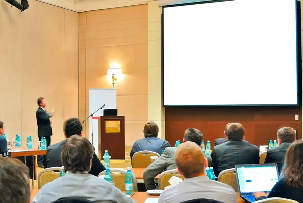 Conference, presentation in aditorium — Stock Photo, Image