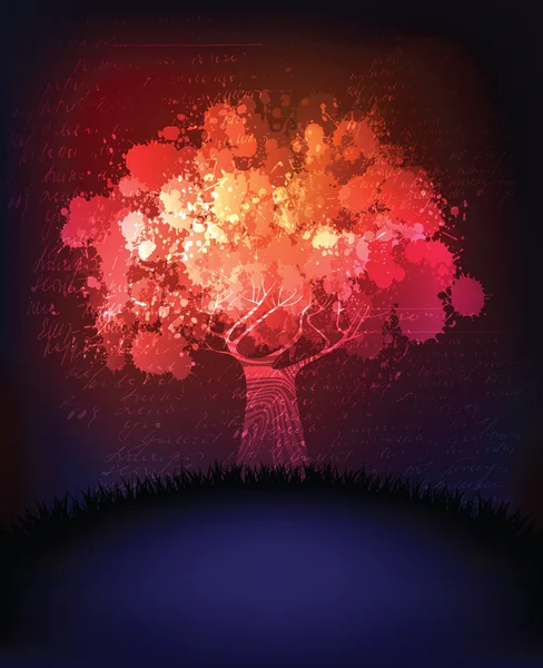 Yaratıcı ağaç — Stok Vektör