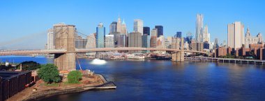 New York City Manhattan skyline clipart