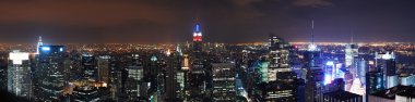 New York'un manhattan skyline panorama