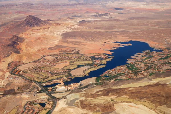Las Vegas Lake vista aérea — Fotografia de Stock