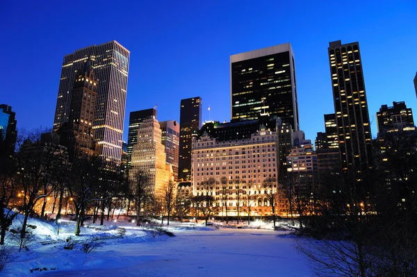 Central park panorama New Yorku manhattan — Stock fotografie