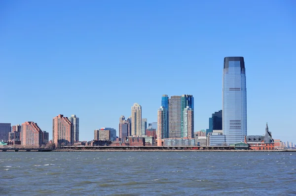 New Jerseyn Hobokenin horisontti — kuvapankkivalokuva