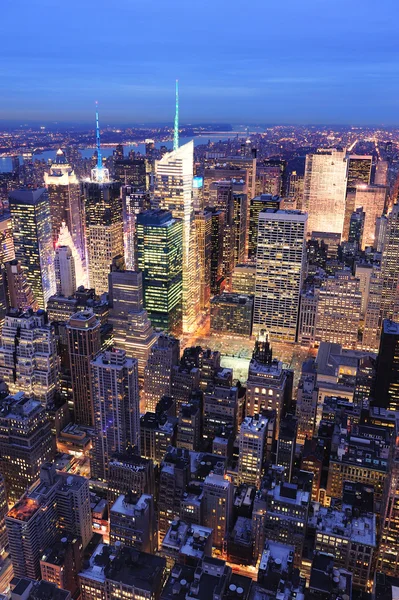 Nova Iorque Manhattan Times Square noite — Fotografia de Stock