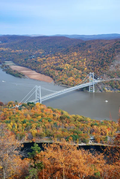Herbstbrücke — Stockfoto