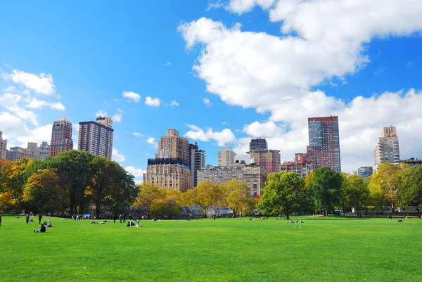 Central park new york imagenes | New York City Central Park with cloud ...