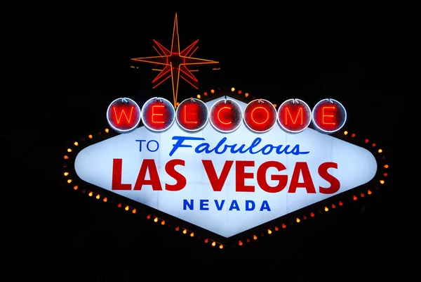 Las Vegas segno di benvenuto — Foto Stock