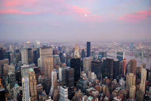 Πόλη της Νέας Υόρκης αεροφωτογραφία — Φωτογραφία Αρχείου