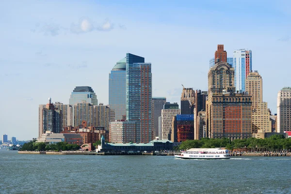 Skyline von New York City Manhattan — Stockfoto