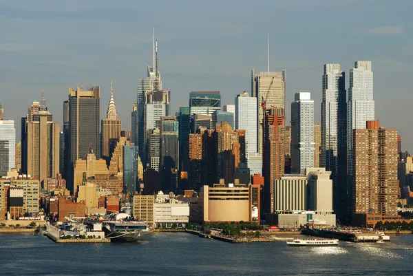 New York City Times quadratische Skyline — Stockfoto
