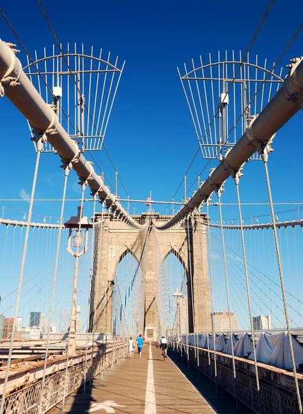 New Yorks manhattan brooklyn bridge — Stockfoto