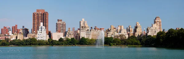 Panorama van het Central park in manhattan — Stockfoto