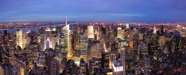 New york city manhattan times square nacht — Stockfoto