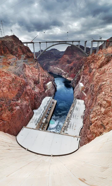 Panorama da barragem de Hoover — Fotografia de Stock
