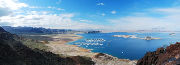 Panorama do lago Mead — Fotografia de Stock