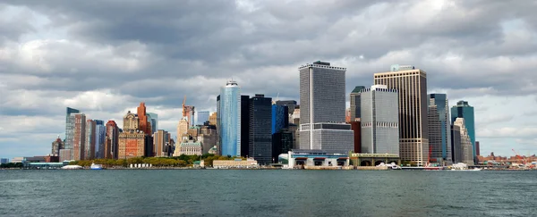 Ciudad de Nueva York Manhattan skyline centro — Foto de Stock