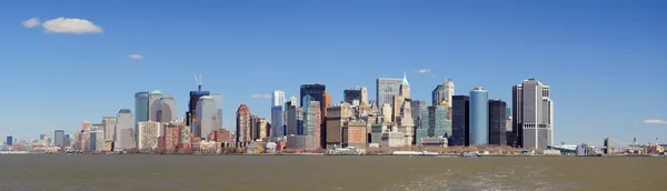 Urban City Panorama, Nueva York Manhattan — Foto de Stock