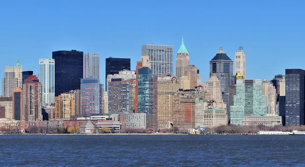 New Yorkban manhattan belvárosában található panorama — Stock Fotó