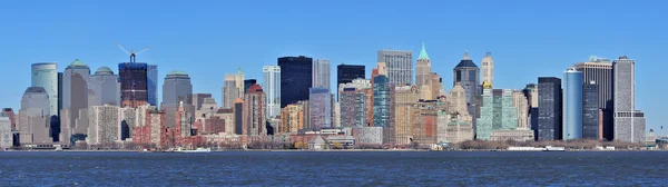 美国纽约市曼哈顿市中心全景 — 图库照片