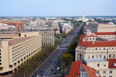 Pennsylvania Avenue, Washington DC. clipart