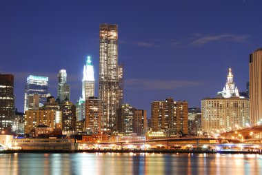 Modern new york şehir manzarası