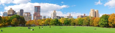 New York City Central Park panorama clipart