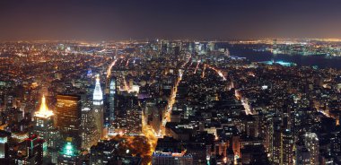 New York'un manhattan panorama