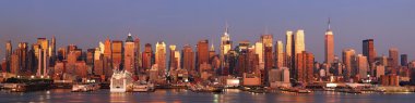 New York City Manhattan skyline clipart